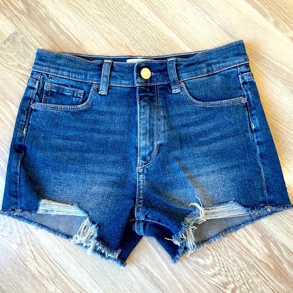 DL 1961 Distressed Girls Size 12 Jean Shorts